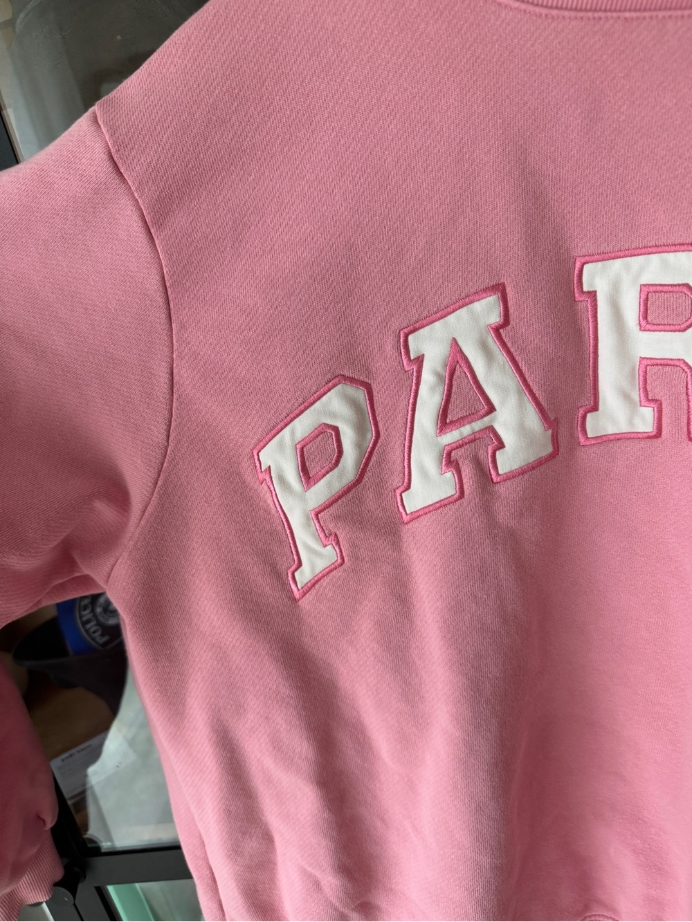 PARKE mock neck conch summerland collection varsity letters pullover heritage - Picture 5 of 8